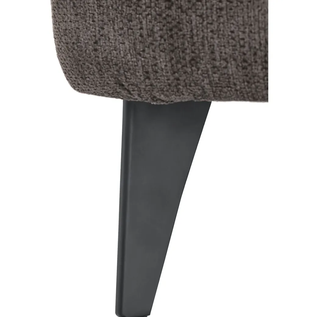 Discount Pronto Wonen Hoekbank rechts Davanti pocket HR koudschuim donkergrijs