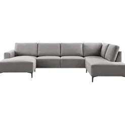 Hot Pronto Wonen Hoekbank rechts Fabria donkergrijs basic comfort
