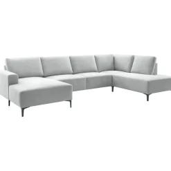 Hot Pronto Wonen Hoekbank rechts Fabria lichtgrijs groot basic comfort