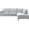 Outlet Pronto Wonen Hoekbank rechts Fabria lichtgrijs basic comfort