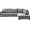 Discount Pronto Wonen Hoekbank rechts Fabria polyetherschuim grijs