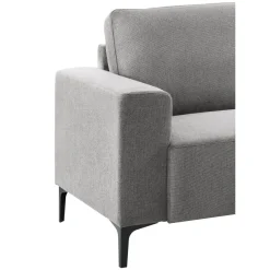 Discount Pronto Wonen Hoekbank rechts Fabria polyetherschuim grijs