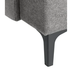 Discount Pronto Wonen Hoekbank rechts Fabria polyetherschuim grijs