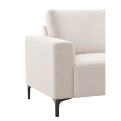 Pronto Wonen Hoekbank rechts Fabria polyetherschuim beige