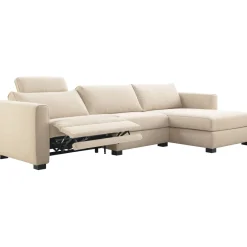 Best Pronto Wonen Hoekbank rechts Licato naturel relaxfunctie premium comfort