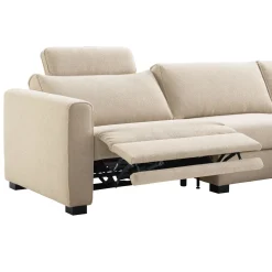 Best Pronto Wonen Hoekbank rechts Licato naturel relaxfunctie premium comfort