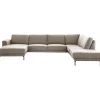 Discount Pronto Wonen Hoekbank rechts Moscato traagschuim beige relaxfunctie