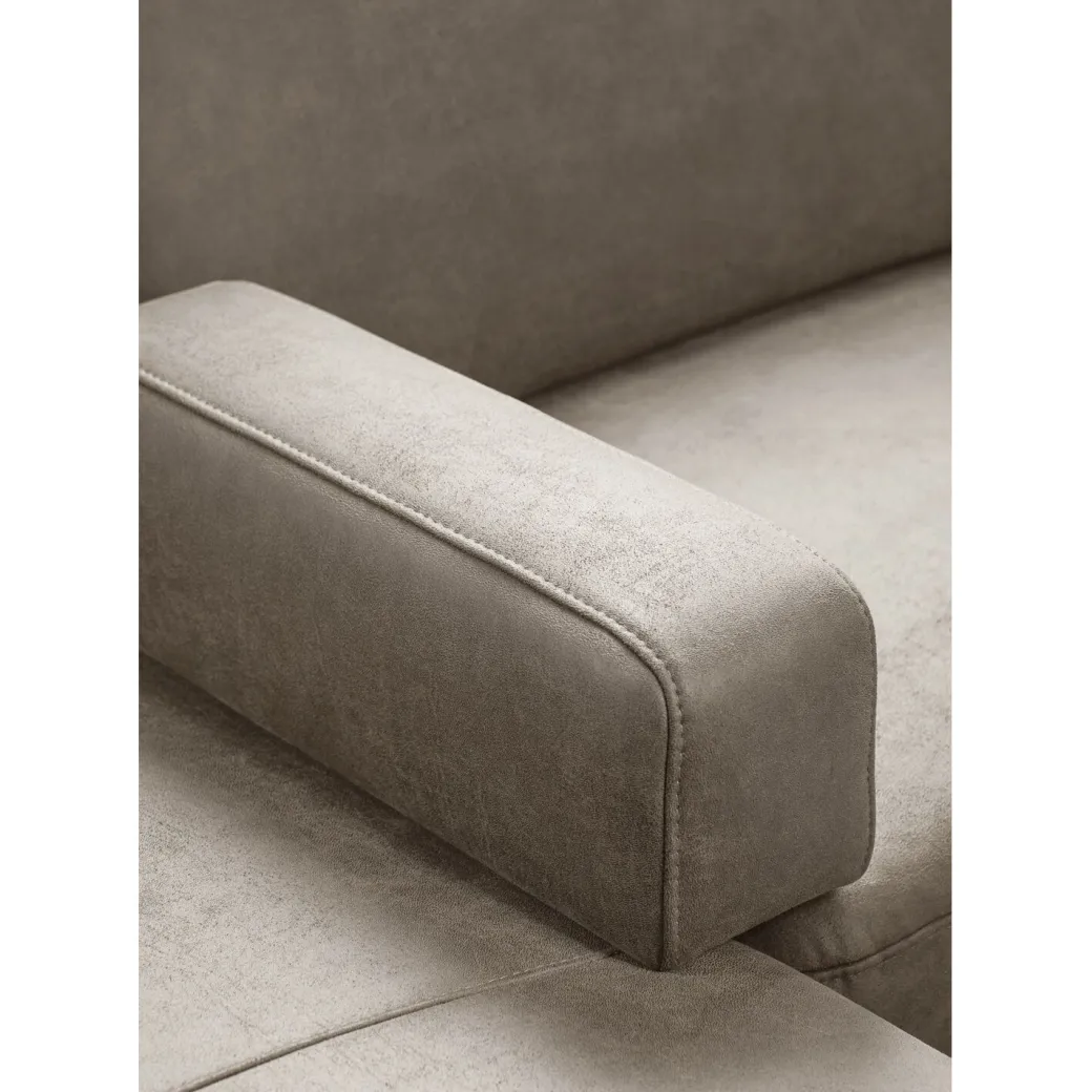 Discount Pronto Wonen Hoekbank rechts Moscato traagschuim beige relaxfunctie