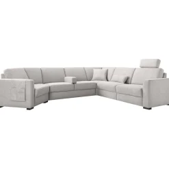 New Pronto Wonen Hoekbank rechts Muscolo grijs relaxfunctie premium comfort