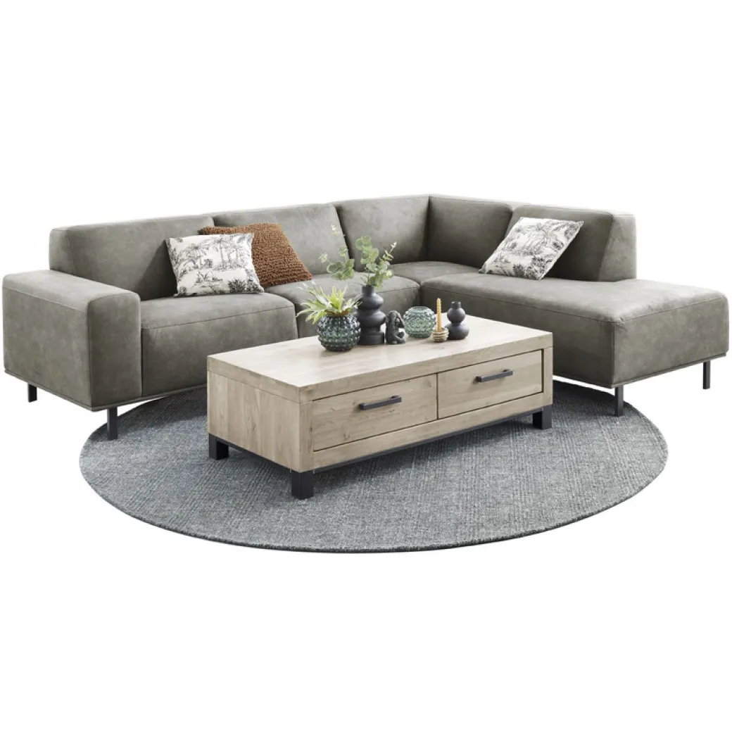 Pronto Wonen Hoekbank rechts Pantini grafiet