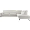 Best Pronto Wonen Hoekbank Tusari beige verstelbare zitdiepte