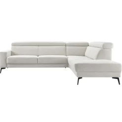 Best Pronto Wonen Hoekbank Tusari beige verstelbare zitdiepte