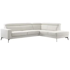 Discount Pronto Wonen Hoekbank Tusari HR-schuim zitting beige verstelbare zitdiepte