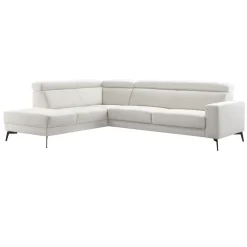 Clearance Pronto Wonen Hoekbank Tusari HR-schuim zitting beige verstelbare zitdiepte