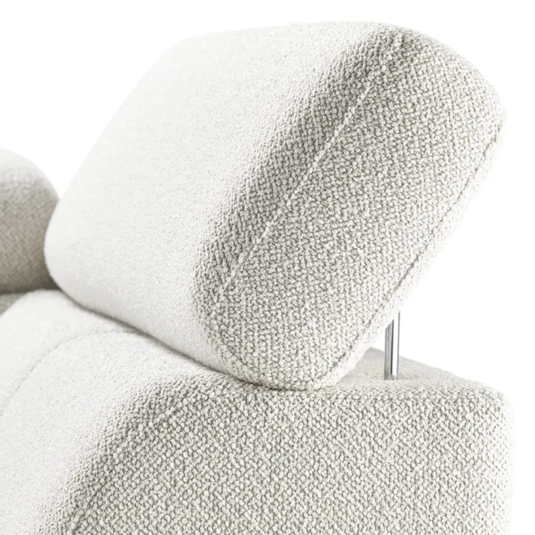 Clearance Pronto Wonen Hoekbank Tusari HR-schuim zitting beige verstelbare zitdiepte