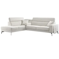 Discount Pronto Wonen Hoekbank Tusari pocket visco zitting beige verstelbare zitdiepte