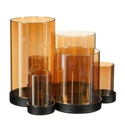 Clearance Pronto Wonen Kaarsenhouder Orselina 6 glazen goud