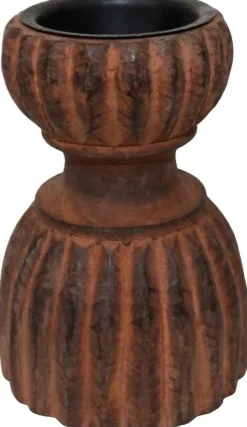 New Pronto Wonen Kandelaar Alessano bruin rond