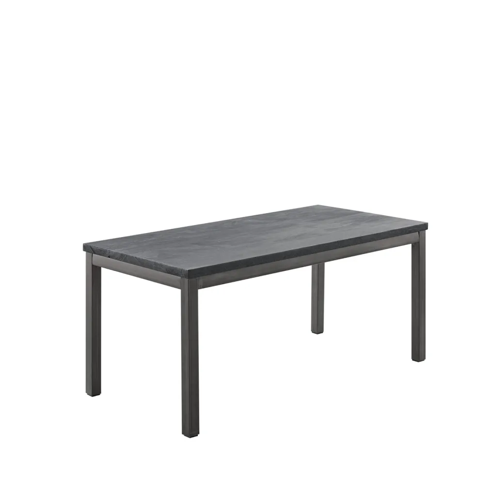 Hot Pronto Wonen Kindertafel Tratto 110x55 cm rechthoekig mango zwart