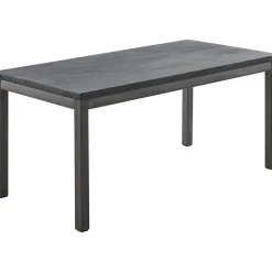 Hot Pronto Wonen Kindertafel Tratto 110x55 cm rechthoekig mango zwart