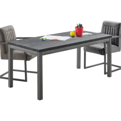 Hot Pronto Wonen Kindertafel Tratto 110x55 cm rechthoekig mango zwart