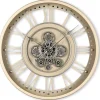 New Pronto Wonen Klok Nimar metaal rond 60cm taupe open dessin 44