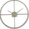 Hot Pronto Wonen Klok Nimar metaal rond 60cm taupe strak dessin 60