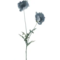 Discount Pronto Wonen Kunstbloem Varenzo klaproos lichtblauw
