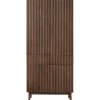 Discount Pronto Wonen Opbergkast Arrosto eikenhout 202x90x45 cm Dark Roast