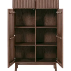 New Pronto Wonen Opbergkast Arrosto eikenhout 148x90x45 cm Dark Roast