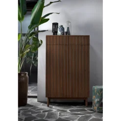 New Pronto Wonen Opbergkast Arrosto eikenhout 148x90x45 cm Dark Roast