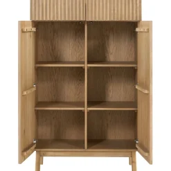 Outlet Pronto Wonen Opbergkast Arrosto eikenhout 148x90x45 cm light roast