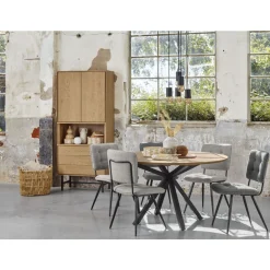 New Pronto Wonen Opbergkast Belvio (85 Cm) light oak fineer