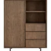 Hot Pronto Wonen Opbergkast Calvo 143x115x045 cm bruin