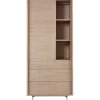 Outlet Pronto Wonen Opbergkast Famosa bruin 187x83x45 cm