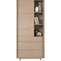 Outlet Pronto Wonen Opbergkast Famosa bruin 187x83x45 cm