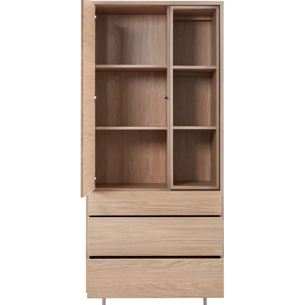 Outlet Pronto Wonen Opbergkast Famosa bruin 187x83x45 cm