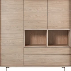 Best Pronto Wonen Opbergkast Famosa bruin 150x150x45 cm