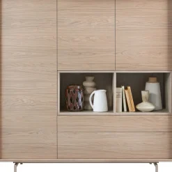 Best Pronto Wonen Opbergkast Famosa bruin 150x150x45 cm