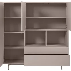 Online Pronto Wonen Opbergkast Famosa grijs 150x150x45 cm