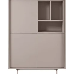 Outlet Pronto Wonen Opbergkast Famosa grijs 136x102x45 cm