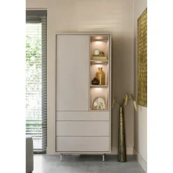 Clearance Pronto Wonen Opbergkast Famosa grijs 187x83x45 cm