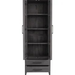 Discount Pronto Wonen Opbergkast Piastra 64 cm zwart gesloten