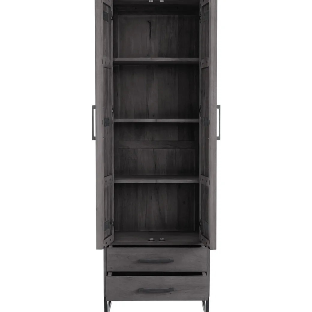 Discount Pronto Wonen Opbergkast Piastra 64 cm zwart gesloten