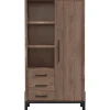 Best Pronto Wonen Opbergkast Ricardi 175x90x45 cm dark mango