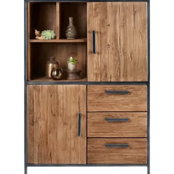 Hot Pronto Wonen Opbergkast Romaro (98 Cm) teak mix