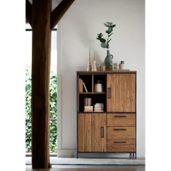 Hot Pronto Wonen Opbergkast Romaro (98 Cm) teak mix