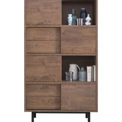 Hot Pronto Wonen Opbergkast Spazzare laag (100 Cm) dark mango