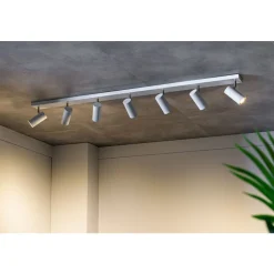 Outlet Pronto Wonen Plafondspot Mirare wit metaal 7-spots