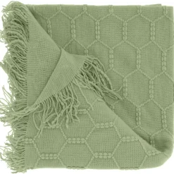 Sale Pronto Wonen Plaid Collina 127x152cm groen